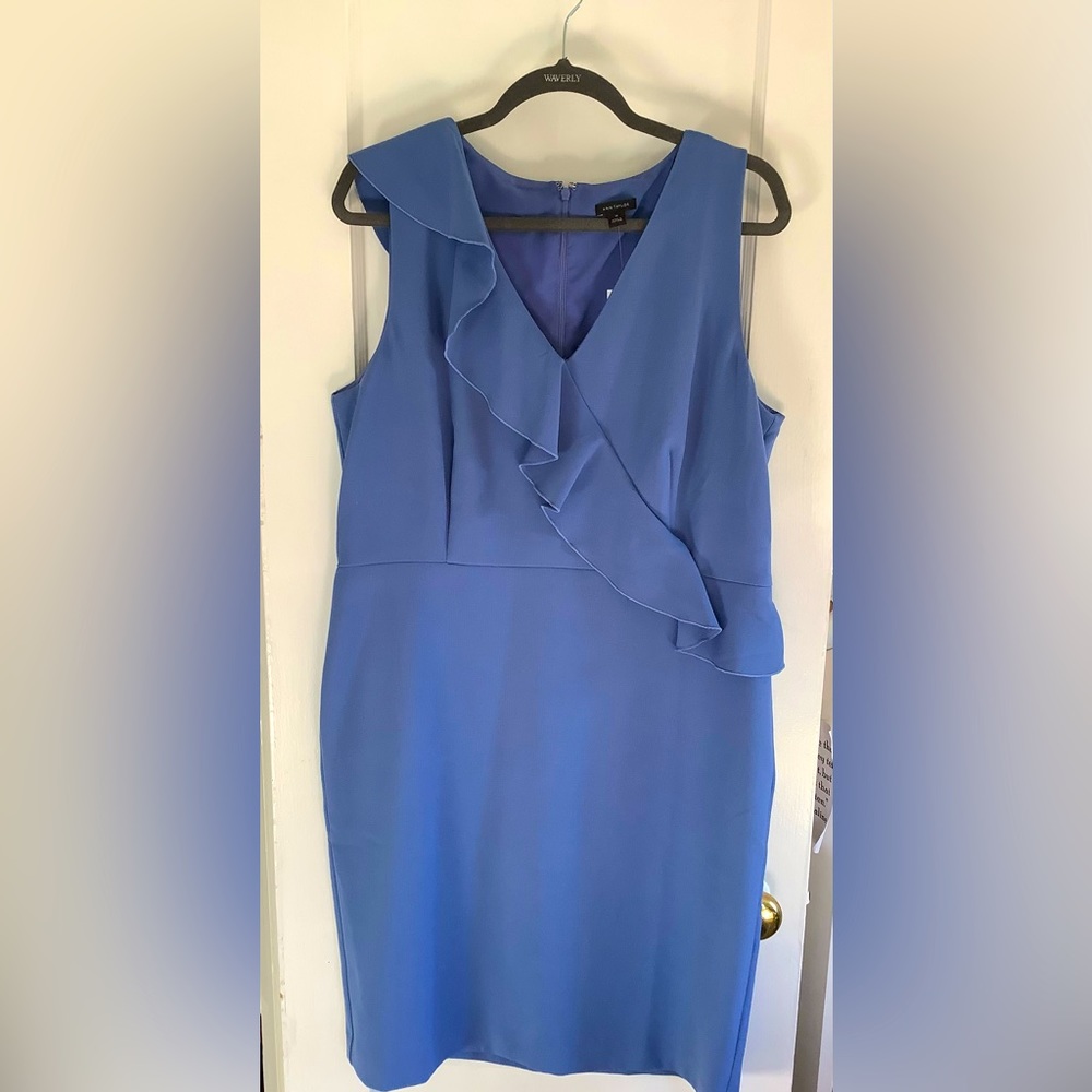 NWT Ann Taylor ruffle sheath dress